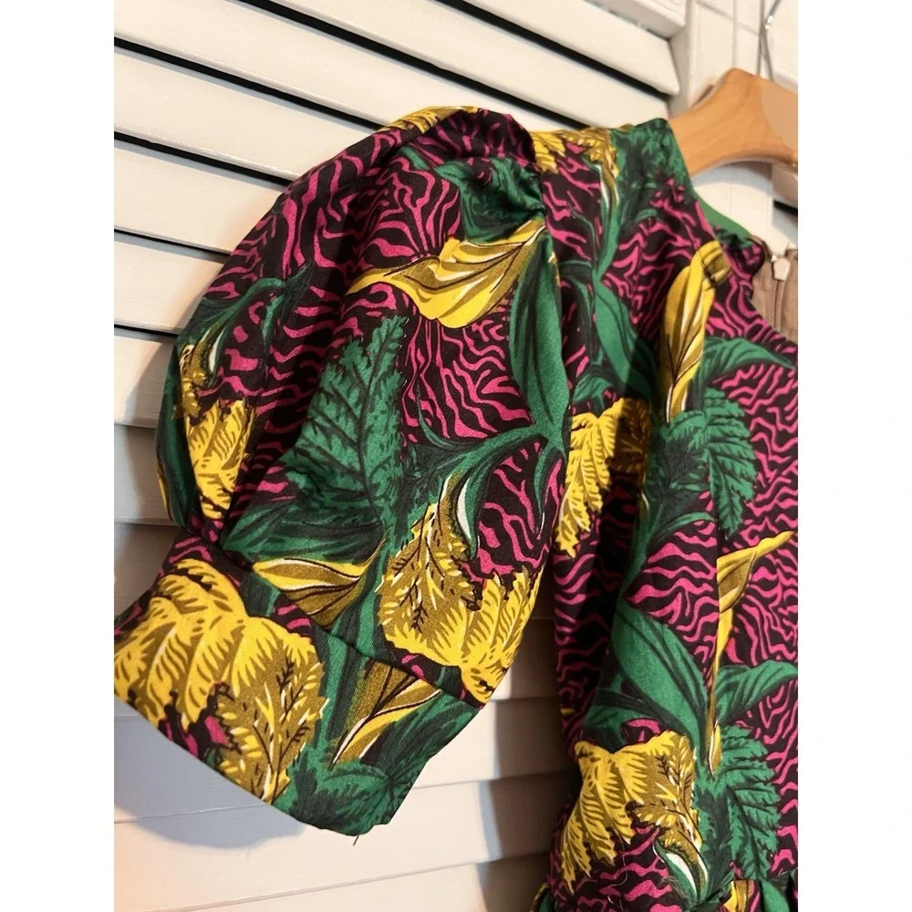 NIGERIAN AFRICAN Kids Girls Dress Size 8 Handmade Maxi Short Sleeve Aline Pink